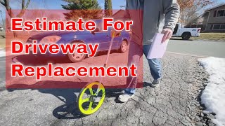 Estimates For a Driveway Repairs or Replacement are Easy [upl. by Liza261]