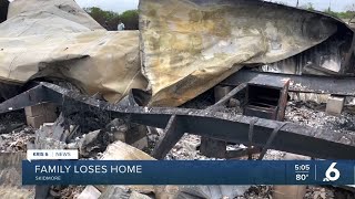 Skidmore family lost home to fire leaning on community for support [upl. by Ted]