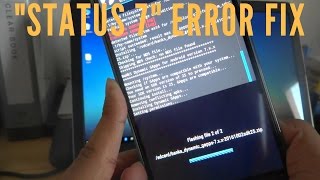 How to Solve Status 7 Error when installing custom rom  LG G3 CyanogenMod 141 [upl. by Hekker]