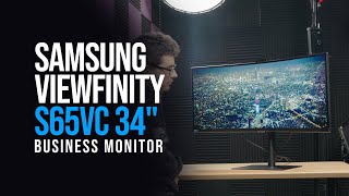 The perfect productivity Monitor The Samsung ViewFinity S65VC Business Monitor [upl. by Dnesnwot]