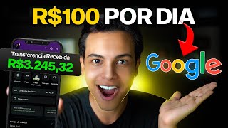 RECEBA 15 A CADA 20 MINUTOS USANDO O GOOGLE PELO CELULAR 100DIA Dinheiro online 2024 [upl. by Mollie]