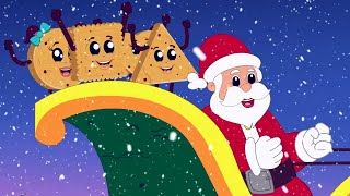 Jingle Bells Christmas Song Xmas Rhymes and Cartoon Videos for Kids [upl. by Klos]