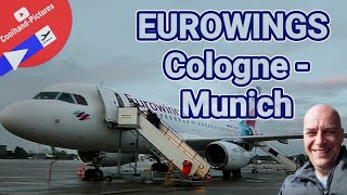 EUROWINGS TRIP REPORT  Cologne  Munich  Airbus A319 [upl. by Marys]