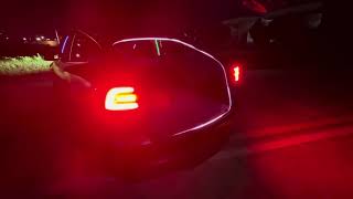 Tesla Light Show with Custom LED Effects  Integrating Bluetooth Lighting Solutions [upl. by Easlehc]