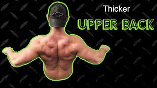 Intense Thicker Upper Back Finisher Workout Routine  Anabolic Superset [upl. by Eidarb]