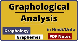 Graphological Analysis  What is Graphology  What are Graphemes Levels of Linguistics [upl. by Filiano]