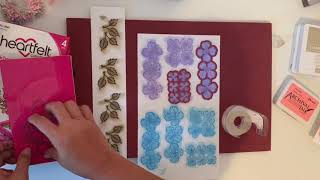 Tutoriel fleurs oakberry lane blossoms heartfelt creations [upl. by Bunch]