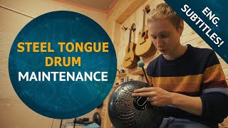 Steel Tongue Drum Maintenance Tips for your Tank Drum care [upl. by Rola]