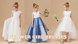 Flower Girl Dresses and Junior Bridesmaid Dresses for Weddings 2021 Collection [upl. by Nastassia]