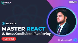 Reactjs Conditional Rendering  ReactJs Tutorial in Hindi 2023 8 [upl. by Cheri]