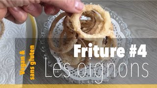 Friture 4 les oignons  rondelles d’oignons frits  onions rings  oignons rings  facile gluten [upl. by Reo318]