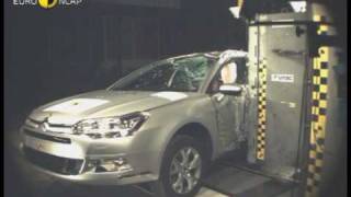 Euro NCAP  Citroen C5  2008  Crash test [upl. by Oirogerg]