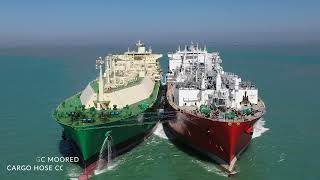 Summit LNG ShiptoShip STS Transfer [upl. by Furlong]