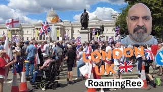 Roaming Westminster during EDL March London 🇬🇧 [upl. by Sassan]