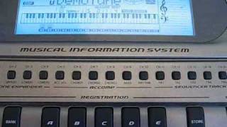 Casio WK1630 MIDI Keyboard [upl. by Meredi841]