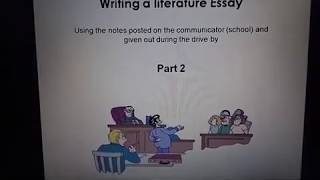 The Mark Literature Essay Part 2 [upl. by Oriaj130]