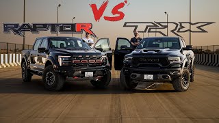 2024 RAPTOR R VS RAM TRX  اول مقارنه وتسارع في العالم [upl. by Anon18]