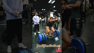 Deadlift motivation vlog viralvideo shortsfeed youtubeshorts reaction trending gym [upl. by Hairas403]