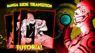 Manga Slide Transition Tutorial  Alight Motion  Manga Editing [upl. by Blackington]