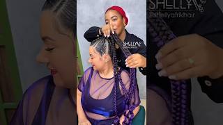 Braided ponytail magic in just a few steps 💫 PonytailBraids HairGoals viralvideo fypage [upl. by Marybeth]