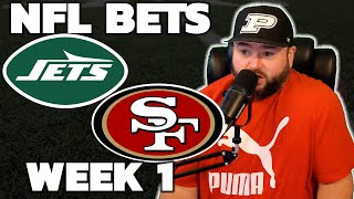 Jets vs 49ers Week 1 Bets  NFL Picks Monday Night Football With Kyle Kirms [upl. by Weisbrodt]