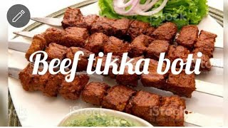 BBQ seekh botiBeef tikka Boti recipeBeef BBQ resturant stylechicken tikka recipe by maryam [upl. by Carol-Jean272]