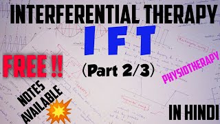 IFT  Interferential Therapy  Medium frequency current  Part 23  ElectrotherapyPhysiotherapy [upl. by Babs]