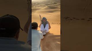 Sandboarding is the mandatory part of any our Desert safari tour 😍 desertsafari dubaisafari [upl. by Floyd856]