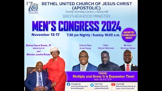 BUC Stony Hill  Mens Congress 2024 Sunday Morning Service  Nov 17 2024  Elder Sheldon Smith [upl. by Lomasi]