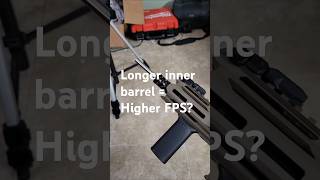 Can longer inner barrels increase FPS on your airsoft gun [upl. by Anitsenre]