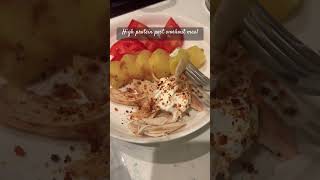 Post workout meal postworkout sweet short healthyfood salad youtubeshorts trend highprotien [upl. by Okorih976]