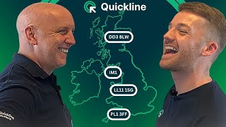 How Well Do YOU Know the UK  Postcode Edition  Quickline Couriers [upl. by Dodie]