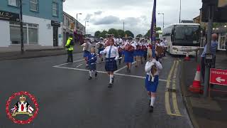 Bruces True Blues Accordion Band  Maghera Sons Of William Parade 2024 [upl. by Corso851]