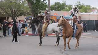 Horse Parade  2024 Gathering Of Nations Pow Wow  Powwowscom [upl. by Fawcett]