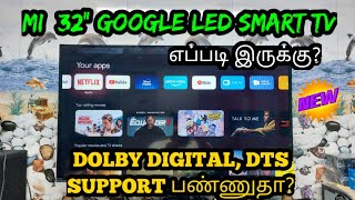 MI 32quot GOOGLE LED TV REVIEW IN TAMIL  XIAOMI 32quot MODEL L32M85AIN REVIEW [upl. by Notnef691]