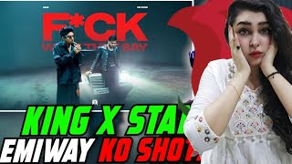 FCK WHAT THEY SAY SONG REACTION 😱  KING AND MC STAN [upl. by Atnicaj]