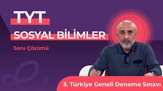 Endemik Yayınları 20232024 3 TG Deneme Sınavı TYT  Sosyal Bilimler Video Çözümlü Cevap Anahtarı [upl. by Eityak]