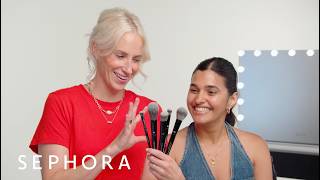 Top 5 Sephora Collection Makeup Brushes for Beginners  How to Use Them [upl. by Jurkoic]