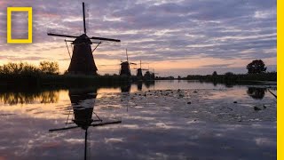 These 300YearOld Dutch Windmills Are Still Spinning Today  National Geographic [upl. by Aleakcim906]