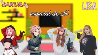 sala naruto meninos  o kakashi reage sakura as lisa de blackpink [upl. by Beaston]