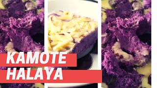 CHEESY KAMOTE HALAYA FilipinoRecipe PinoyFood [upl. by Noda]