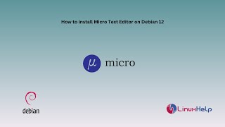 How to install Micro Text Editor on Debian 12 [upl. by Egidius]