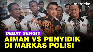 Debat Sengit Aiman Vs Penyidik Sampai Hary Tanoe Datangi Markas Polisi [upl. by Leeda256]