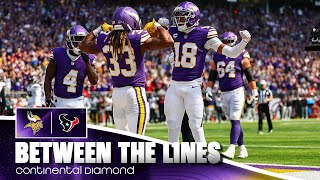 Minnesota Vikings 34 Houston Texans 7  Between the Lines [upl. by Jain]