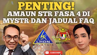 PENTING AMAUN FASA 4 DI PORTAL MYSTR DAN JADUAL AMAUN FAQ [upl. by Amesari399]