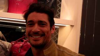 David Gandy  Longchamp Store Launch 15 Sept 2013 London [upl. by Isidore479]