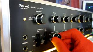 SANSUI AU9500Год выпуска 1973 DEMO [upl. by Paymar]