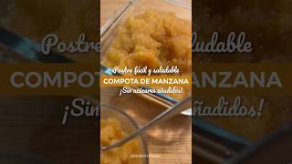 Compota de Manzana Casera  Sin Azúcar  Recetas Fáciles Rápidas y Saludables 🍎 🥣 compota [upl. by Suiramad87]