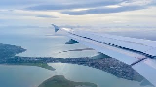 Afternoon Landing at Dublin Over Howth  Aer Lingus  4K 60FPS HDR [upl. by Ahseele]