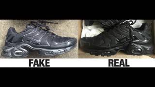 How To Spot Fake Nike Tuned 1  TN  Air Max Plus Trainers Authentic vs Replica Comparison [upl. by Atibat260]